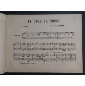 MÉTRA Olivier Le Tour du Monde Piano XIXe siècle