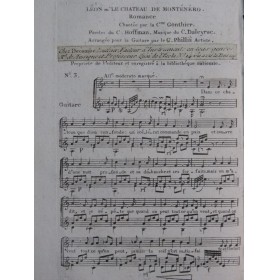 DALAYRAC Nicolas Léon No 3 Romance Chant Guitare ca1820