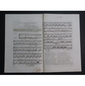 DALAYRAC Nicolas Léon No 3 Romance Chant Guitare ca1820