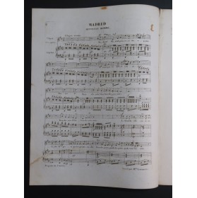 MONPOU Hippolyte Madrid Chant Piano 1832