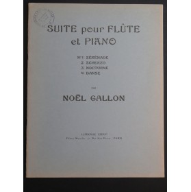 GALLON Noël Suite Piano Flûte