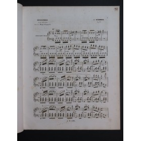 RUMMEL Joseph Aragonesa op 10 Piano ca1845