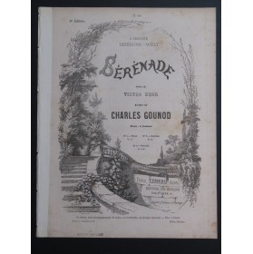 GOUNOD Charles Sérénade Chant Piano XIXe siècle