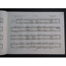 TOLBECQUE J. B. La Jolie Fille du Faubourg Quadrille Piano 4 mains ca1840