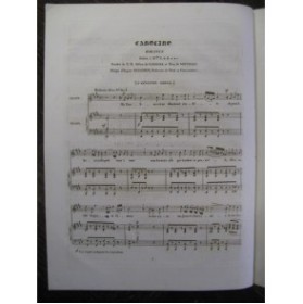 PANSERON Auguste Caroline Piano Chant 1833