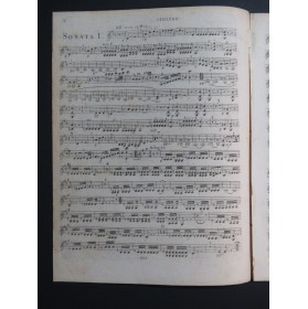 CRAMER J. B. Trois Sonates op 4 Violon ca1785