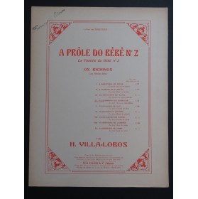 VILLA-LOBOS Heitor O Cachorrinho de Borracha Piano 1927