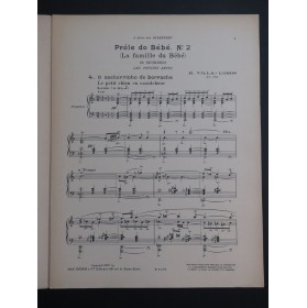 VILLA-LOBOS Heitor O Cachorrinho de Borracha Piano 1927