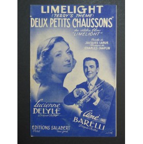 Limelight Terry's Theme Deux petits Chaussons Charles Chaplin Chant 1952