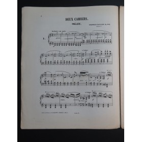 HELLER Stephen Cahier No 1 op 114 Piano ca1866