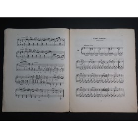 HELLER Stephen Cahier No 1 op 114 Piano ca1866