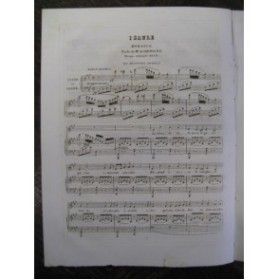 ADAM Adolphe Isaure Piano Chant 1834