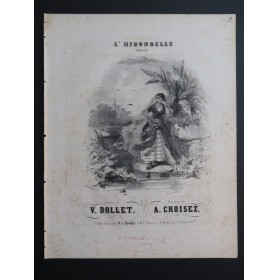 CROISEZ Alexandre L'Hirondelle Chant Piano ca1840