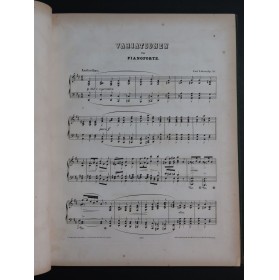 LÜHRSS Carl Pièces pour Piano ca1865