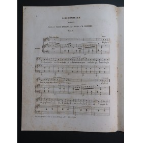 CROISEZ Alexandre L'Hirondelle Chant Piano ca1840