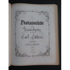 LÜHRSS Carl Pièces pour Piano ca1865