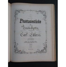 LÜHRSS Carl Pièces pour Piano ca1865