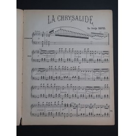 RAVEL George La Chrysalide Dédicace Piano