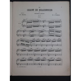 RITTER Théodore Le Chant du Braconnier Piano 4 mains