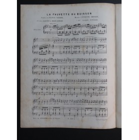 ARNAUD Étienne La Fauvette du Buisson Chant Piano 1853