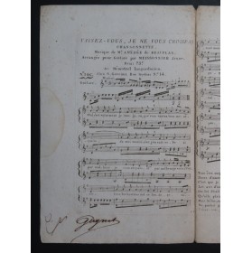 DE BEAUPLAN Amédée Taisez-vous, je ne vous crois pas Chant Guitare ca1820