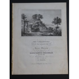 BALFE G. Les Camaldules Scène Musicale Chant Piano 1835