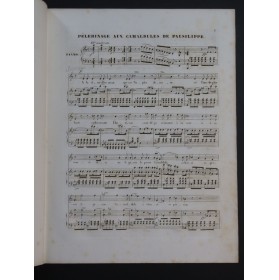 BALFE G. Les Camaldules Scène Musicale Chant Piano 1835