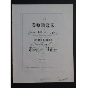 BERLIOZ Hector Le Songe Choeur et Ballet des Sylphes Piano ca1855