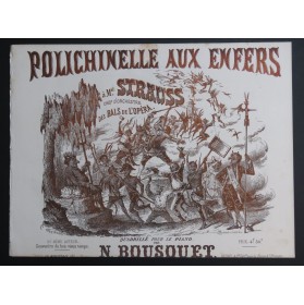 BOUSQUET N. Polichinelle aux Enfers Piano ca1850