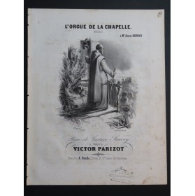 PARIZOT Victor L'Orgue de la Chapelle Chant Piano ca1840