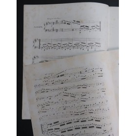 HUMMEL J. N. Grande Sonate op 50 Piano Violon ou Flûte ca1825