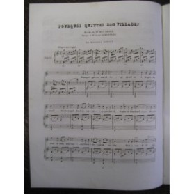 DE BEAUPLAN Amédée Pourquoi Piano Chant 1834