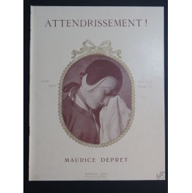 DEPRET Maurice Attendrissement Piano 1904