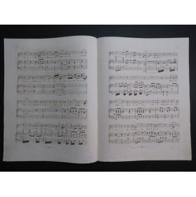 GRISAR Albert Le Carillonneur de Bruges No 2 Chant Piano 1852