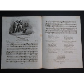 LHUILLIER Edmond L'Apprenti Aveugle Chant Piano ou Harpe ca1830