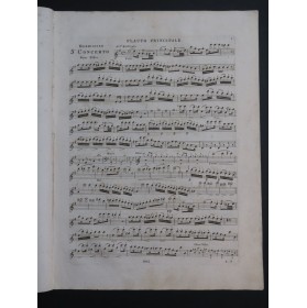 BERBIGUIER Tranquille Concerto No 5 Flûte 1817