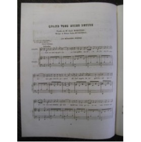 DUCHAMBGE Pauline Quand vous étiez petite Piano Chant 1834