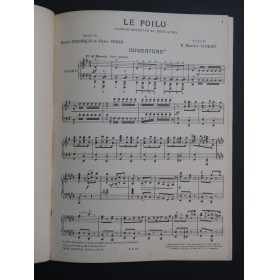 JACQUET H. Maurice Le Poilu Opérette Chant Piano 1916