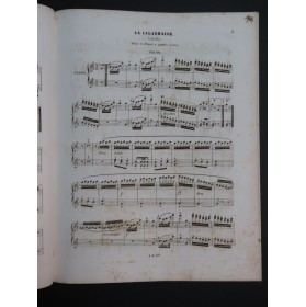 LARSONNEUR Charles La Calabraise Piano 4 mains ca1845