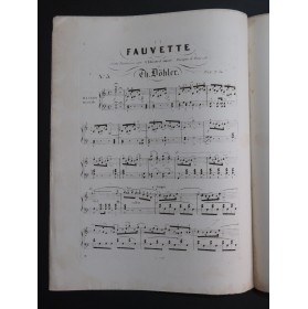 DÖHLER Théodore La Fauvette Fantaisie Piano ca1845