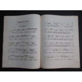 DÖHLER Théodore La Fauvette Fantaisie Piano ca1845