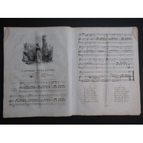 PACINI Melle Eucharis J'attends votre retour Chant Piano ou Harpe ca1830