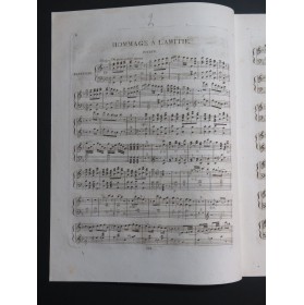 BOCHSA N. Ch. Hommage à l'Amitié op 22 Harpe ca1820