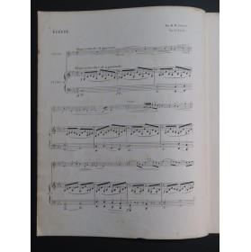 ERNST H. W. Élégie op 10 Piano Violon ca1840