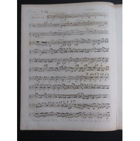 BEETHOVEN Quatuor op 133 Grande Fugue 1er Violon ca1830