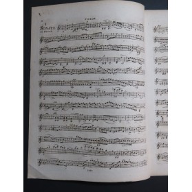 DUSSEK J. L. Trois Sonates op 69 Violon ca1810