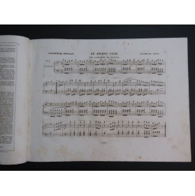 LEFÉBURE-WÉLY Le Jockey-Club Quadrille Anglais Piano ca1850