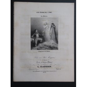 CLAPISSON Louis L'Espérance et la Réalité Chant Piano ca1840