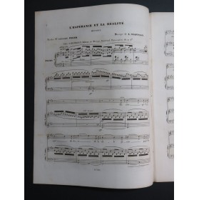 CLAPISSON Louis L'Espérance et la Réalité Chant Piano ca1840