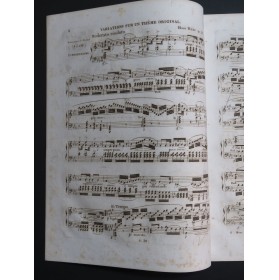 HERZ Henri Variations Brillantes op 55 Piano ca1830